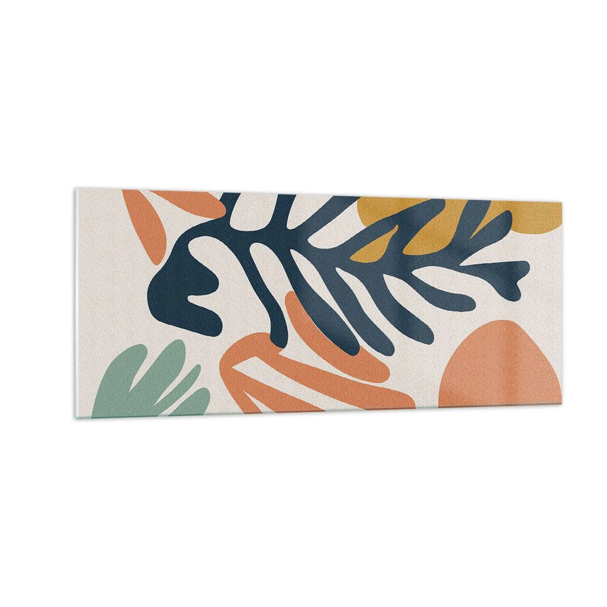 Cuadro sobre vidrio - Impresiones sobre Vidrio - Mares de coral - 100x40 cm