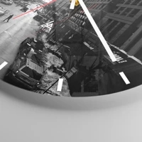 Esfera sin numeración, con rayas