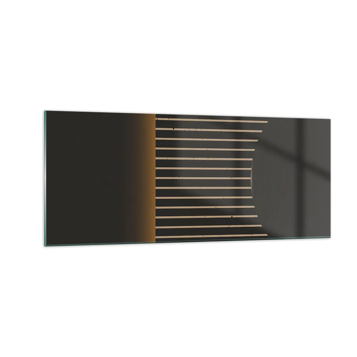 Cuadro sobre vidrio - Impresiones sobre Vidrio - Explorar la oscuridad - 100x40 cm