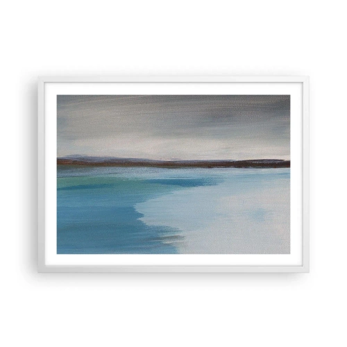 Póster en marco blanco - Paisaje horizontal - 70x50 cm