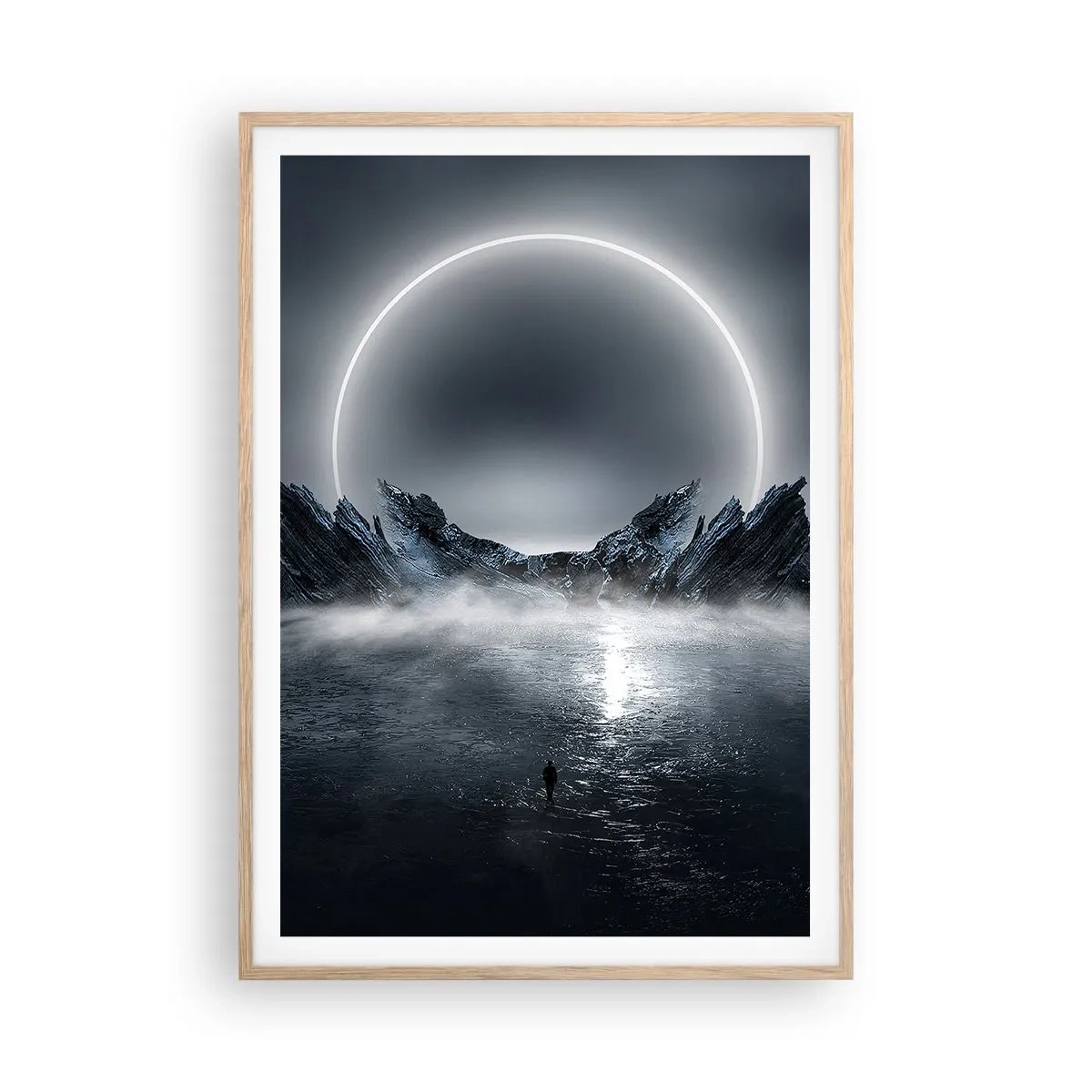 Póster en marco roble claro - El final del cuento - 70x100 cm