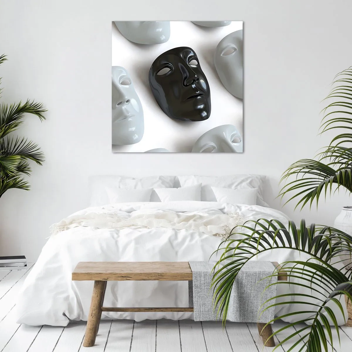 Cuadro sobre lienzo - Impresión de Imagen - ¿Cómo destacar? - 40x40 cm