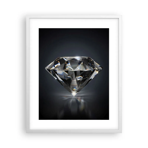 Póster en marco blanco - Riqueza y belleza - 40x50 cm