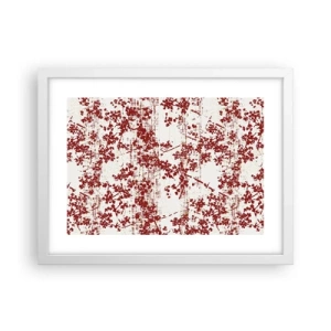 Póster en marco blanco - Como un viejo percal - 40x30 cm