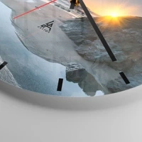 Esfera sin numeración, con rayas