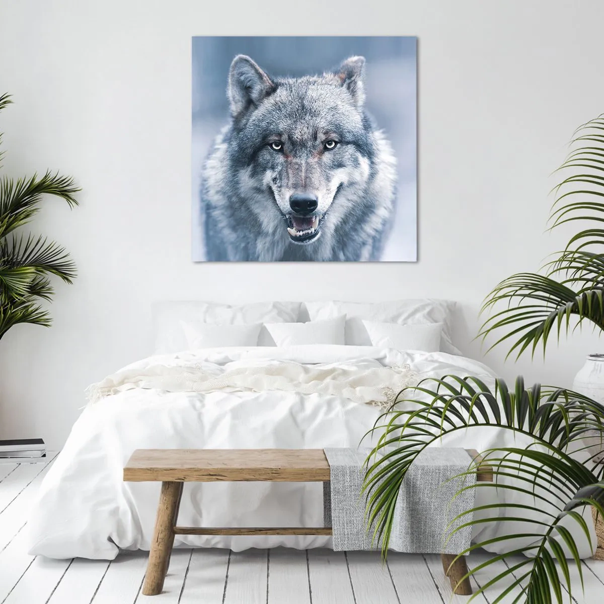 Cuadro sobre lienzo - Impresión de Imagen - ¿Aceptarás el reto? - 70x70 cm