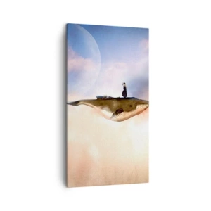 Cuadro sobre lienzo - Impresión de Imagen - Un viaje surrealista - 45x80 cm