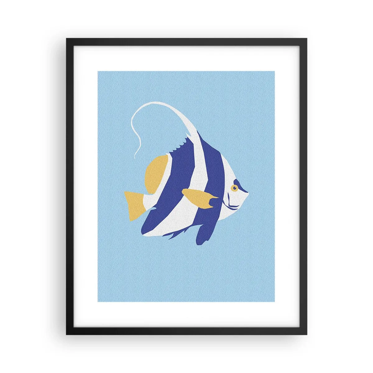 Póster en marco negro - Miss aguas tropicales - 40x50 cm