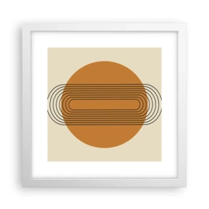 Póster en marco blanco - El plan perfecto - 30x30 cm