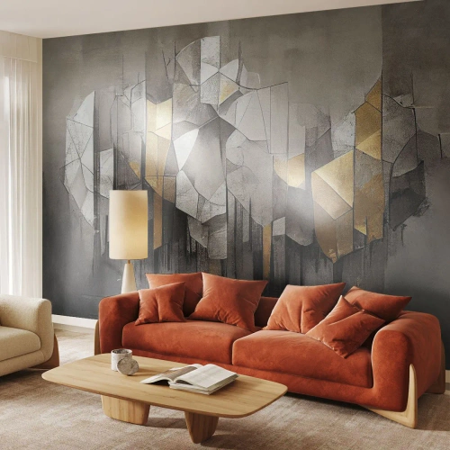 Fotomural Premium Canvas - Composición hecha de hielo y luz - Abstracción, Pedazo, Arte deco - 250x175 cm