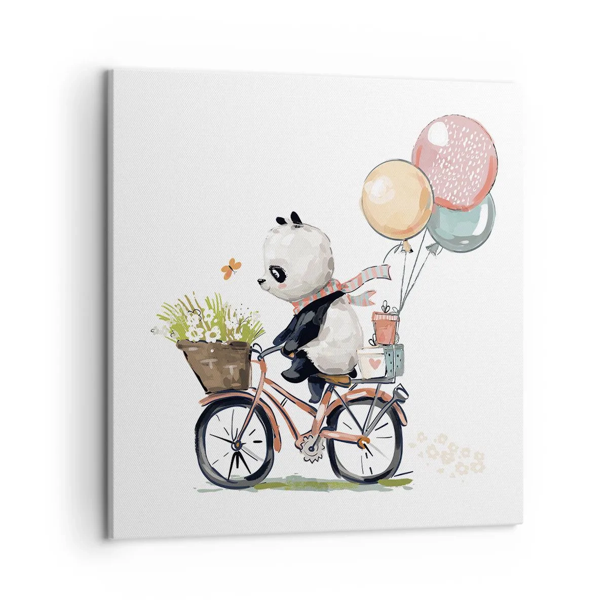 Cuadro sobre lienzo - Impresión de Imagen - Un día feliz - 50x50 cm