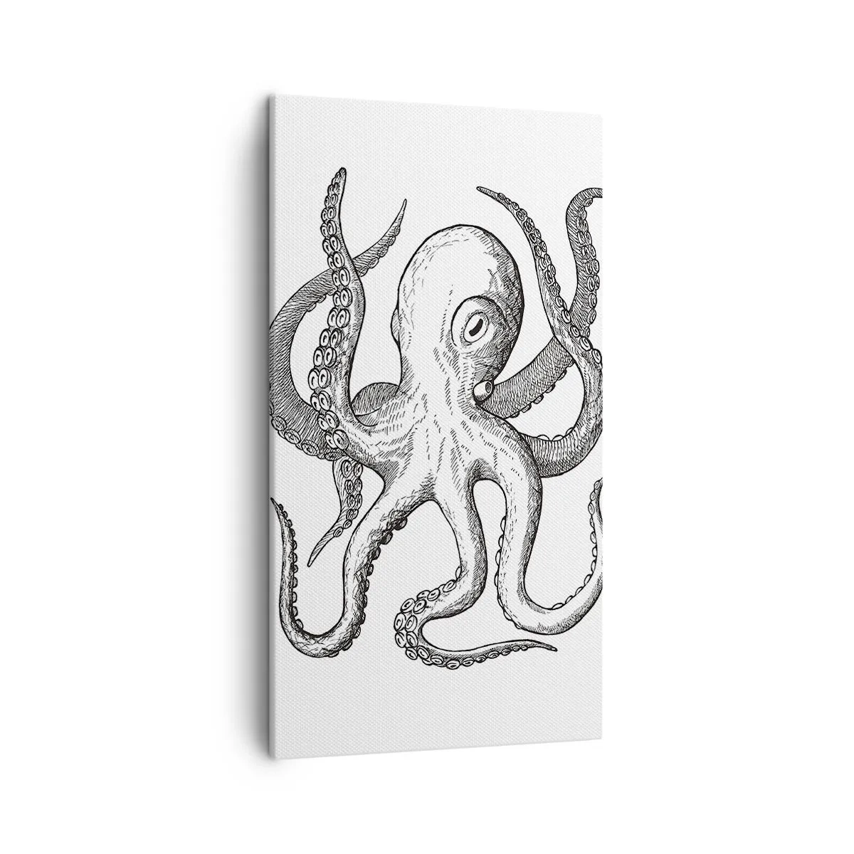 Cuadro sobre lienzo - Impresión de Imagen - Bailando con olas - 45x80 cm
