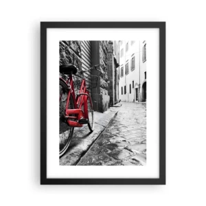 Póster en marco negro - La verdadera belleza no envejece - 30x40 cm