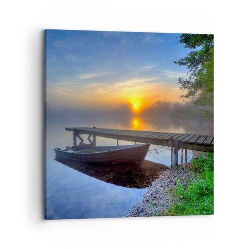 Cuadro sobre lienzo - Impresión de Imagen - Cómo lo ordinario se convierte en mágico - 70x70 cm