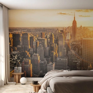 Fotomural Premium Sand - Creciendo al sol - Ciudad, Nueva York, Arquitectura - 400x280 cm