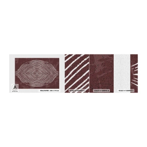 Muestra de fotomural autoadhesivo Deluxe Sticker - El espacio habla - bohemia, Envejecido, Pedazo - 100x30 cm