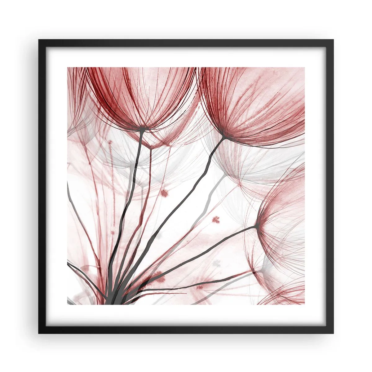 Póster en marco negro - Antes de partir - 50x50 cm