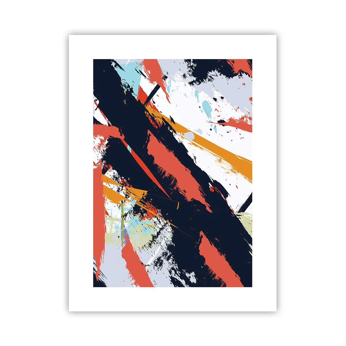 Póster - Composición dinámica - 30x40 cm