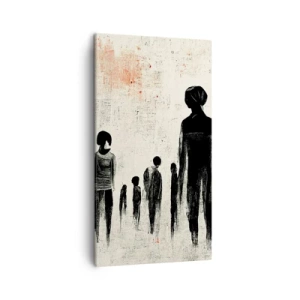 Cuadro sobre lienzo - Impresión de Imagen - Contra la soledad - 45x80 cm