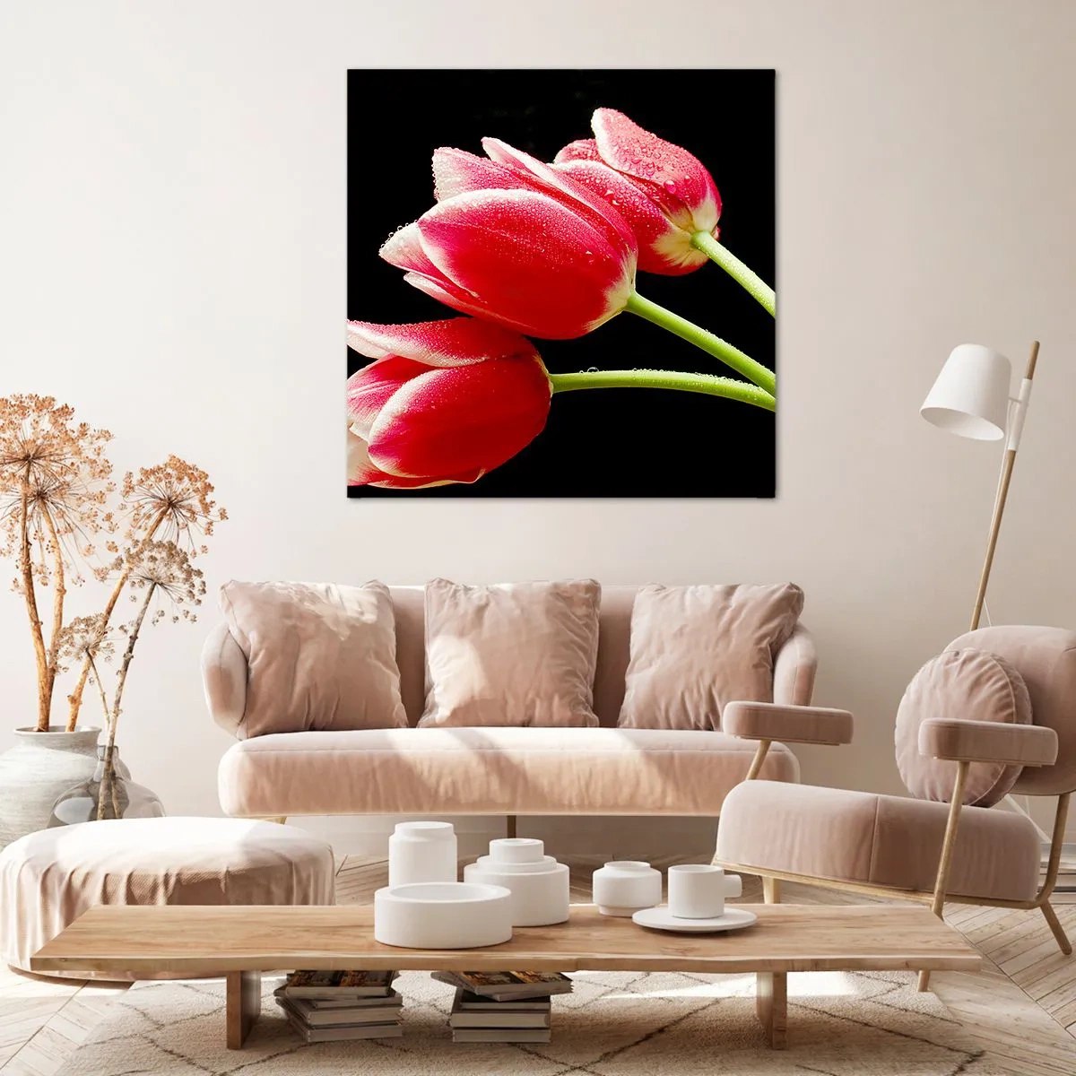 Cuadro sobre lienzo - Impresión de Imagen - Promesa de amor puro - 60x60 cm