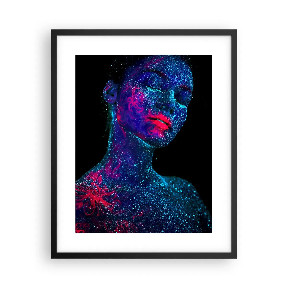Póster en marco negro - En polvo de estrellas - 40x50 cm