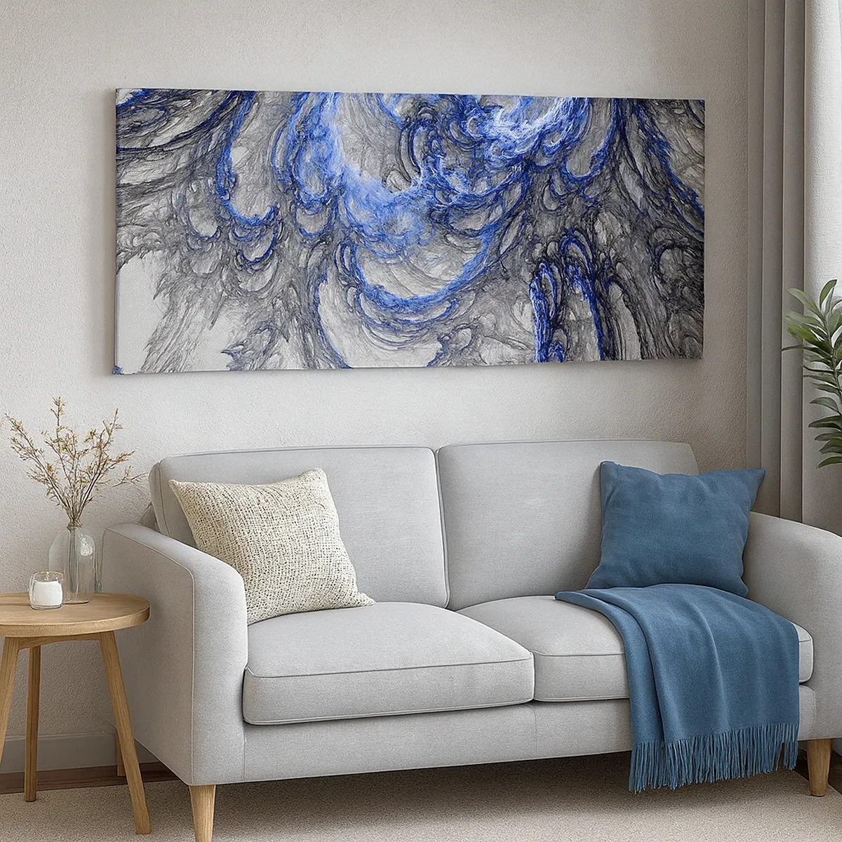 Cuadro sobre lienzo - Impresión de Imagen - El nacimiento de una ola - 30x30 cm