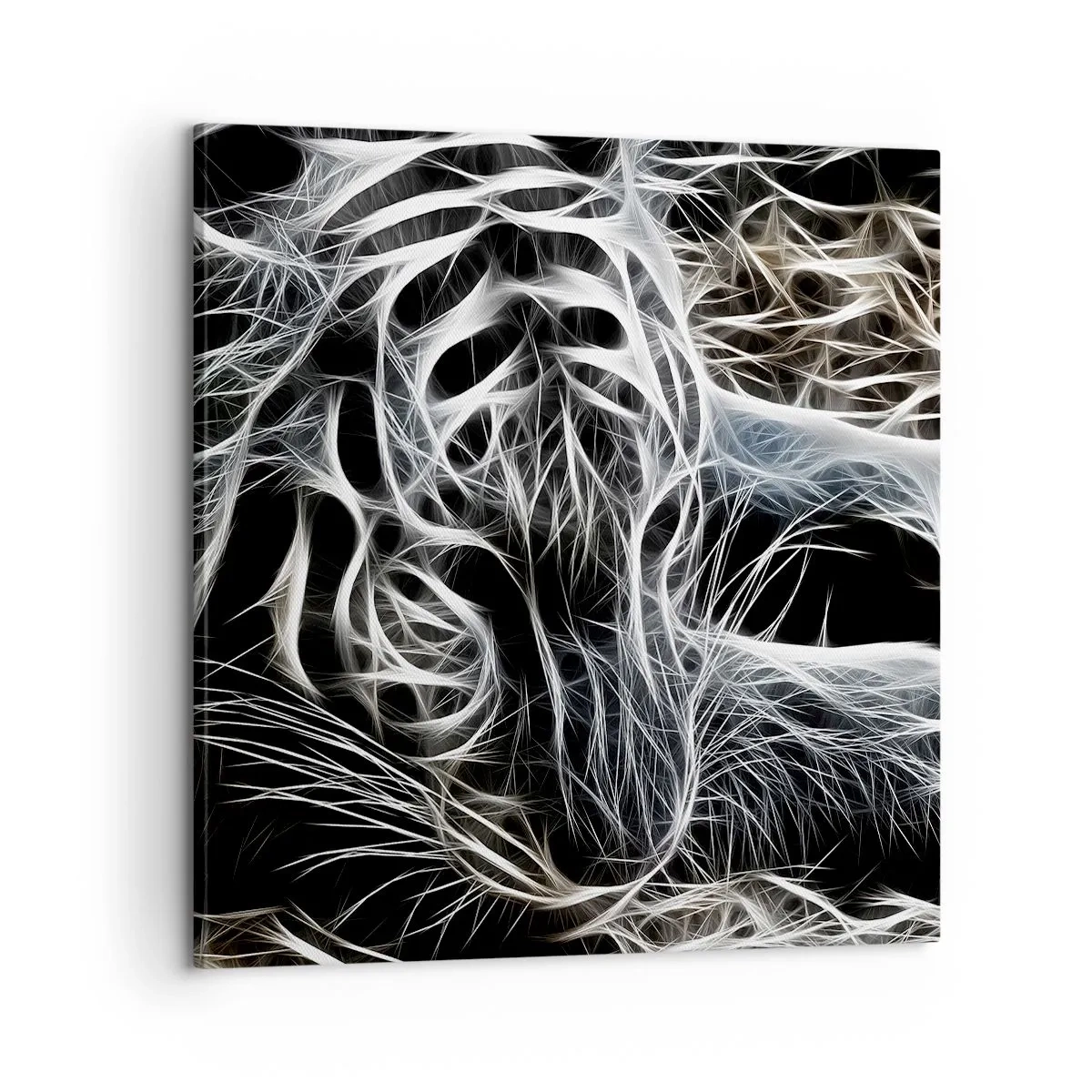 Cuadro sobre lienzo - Impresión de Imagen - Un estudio sobre la ligereza felina - 60x60 cm