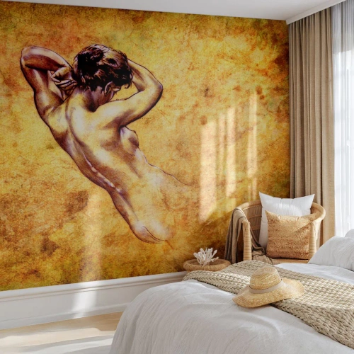 Fotomural Autadhesivo Deluxe Sticker - Revelado, pero todavía un misterio - Mujer, Acto, Pedazo - 400x280 cm