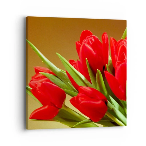Cuadro sobre lienzo - Impresión de Imagen - Estallido de alegría primaveral - 40x40 cm