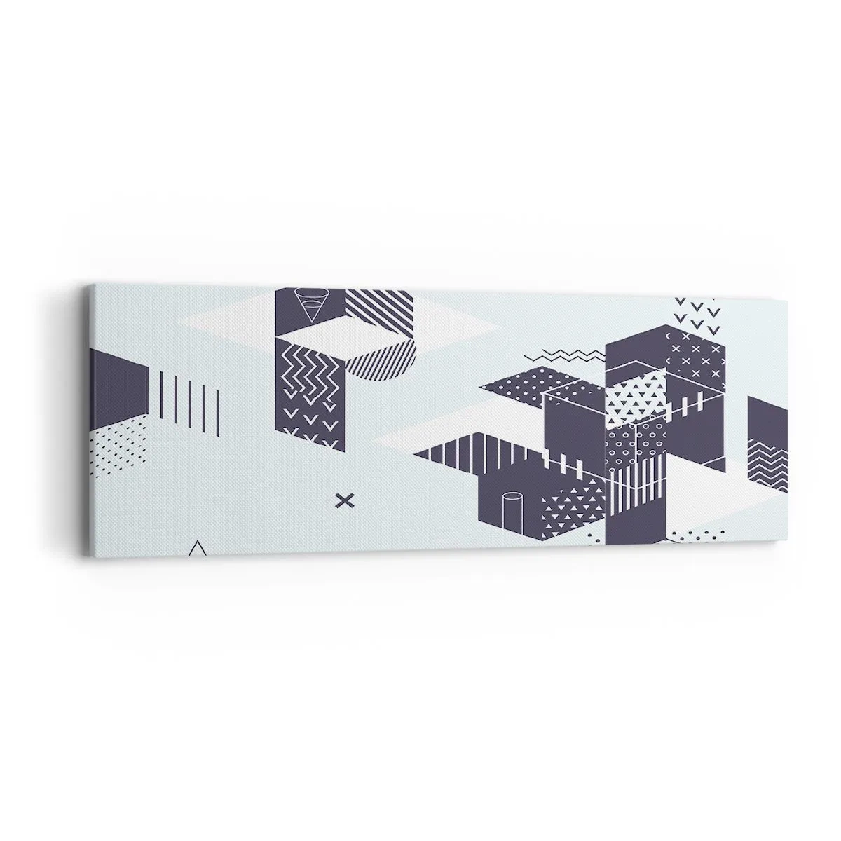 Cuadro sobre lienzo - Impresión de Imagen - Las matemáticas en el alma - 90x30 cm