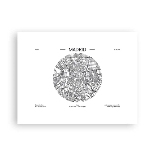 Póster - Anatomía de Madrid - 40x30 cm