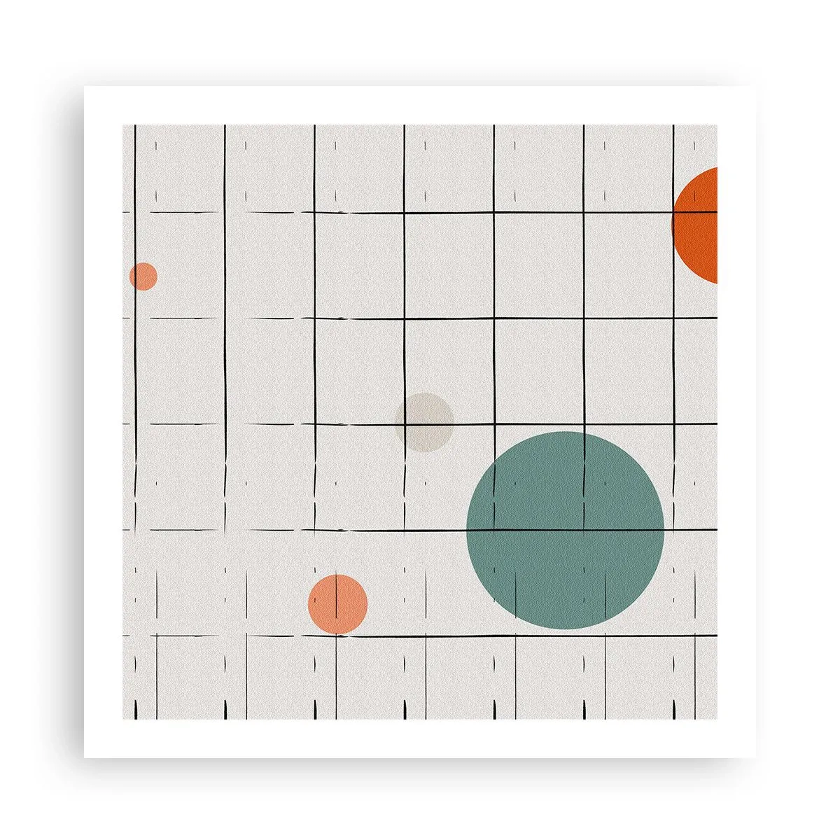 Póster - Atrapados. ¿Nosotros o ellos? - 60x60 cm