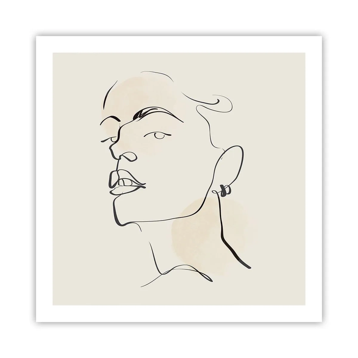 Póster - Una mirada orgullosa - 60x60 cm