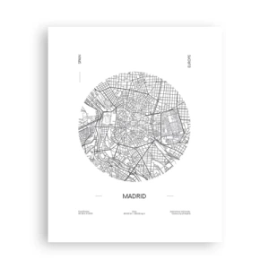 Póster - Anatomía de Madrid - 40x50 cm