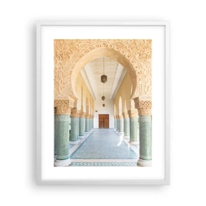Póster en marco blanco - De los cuentos de Sherezade - 40x50 cm
