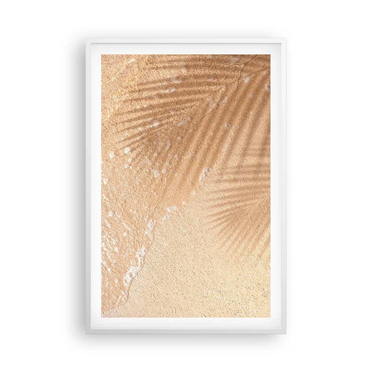 Póster en marco blanco - La sombra de un verano caluroso - 61x91 cm