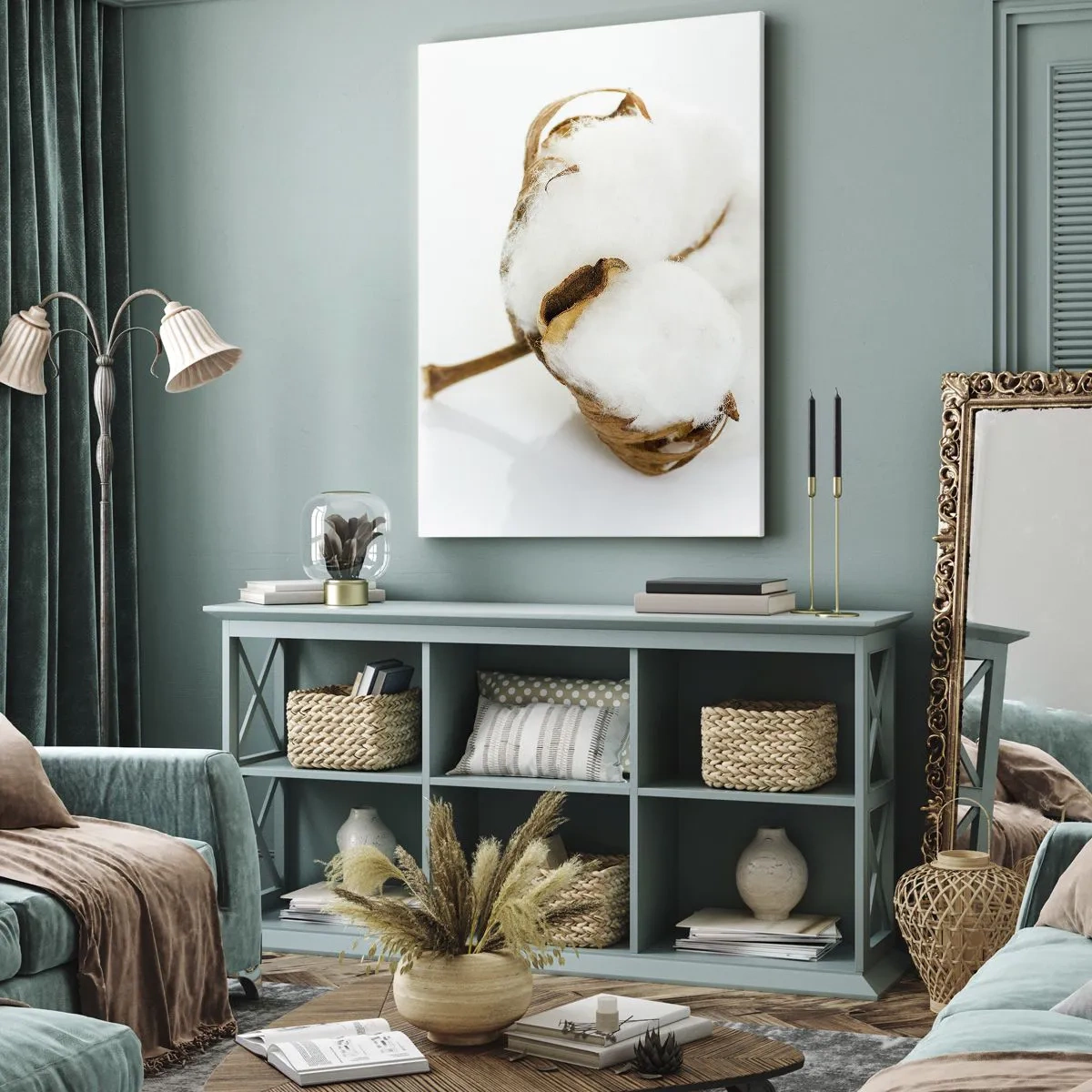 Cuadro sobre lienzo - Impresión de Imagen - Suave por naturaleza - 55x100 cm