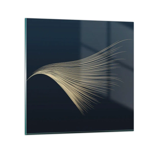 Cuadro sobre vidrio - Impresiones sobre Vidrio - Como el cabello de un ángel - 30x30 cm