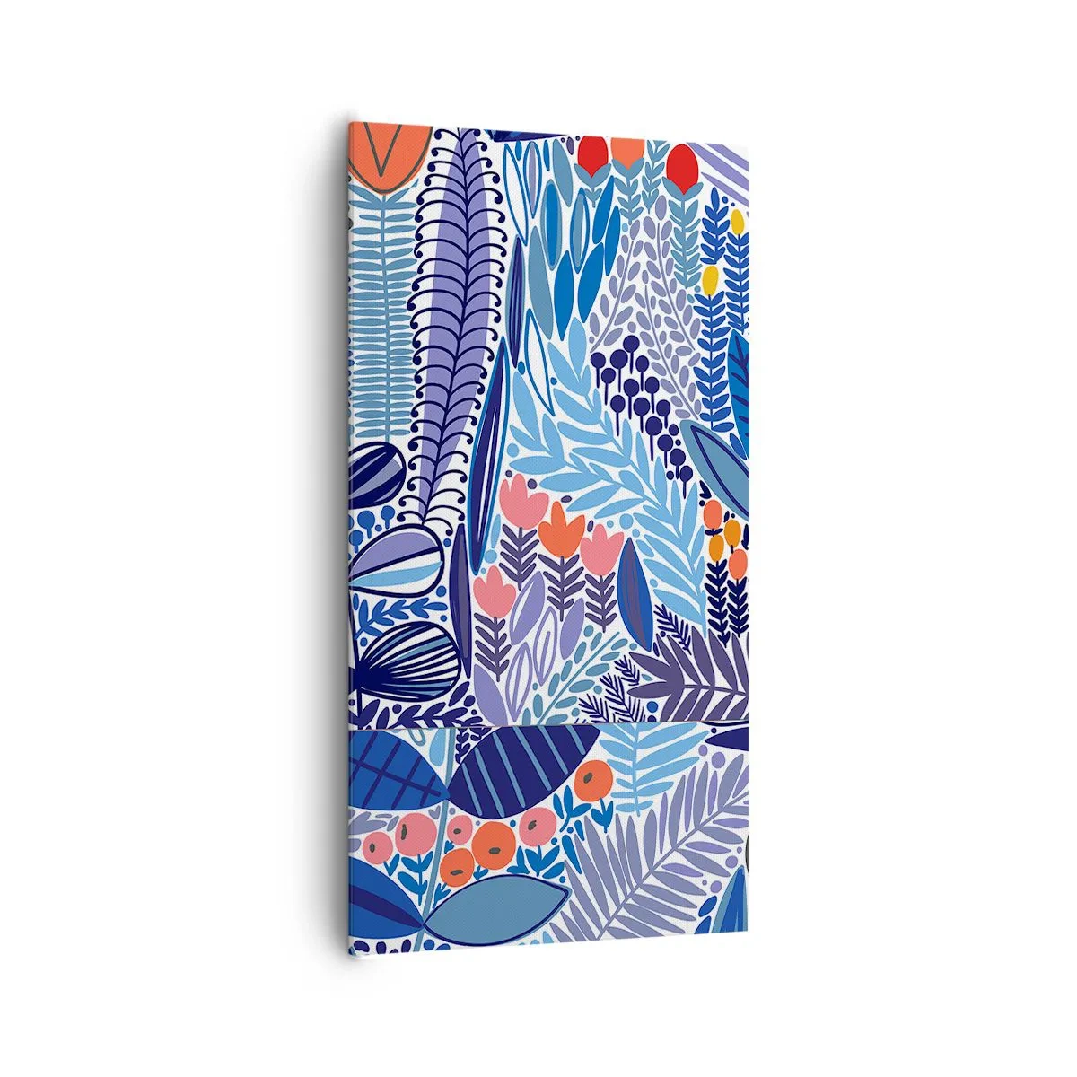 Cuadro sobre lienzo - Impresión de Imagen - Jardín hawaiano - 65x120 cm