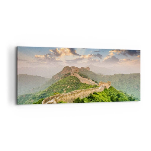 Cuadro sobre lienzo - Impresión de Imagen - Grandeza duradera - 100x40 cm