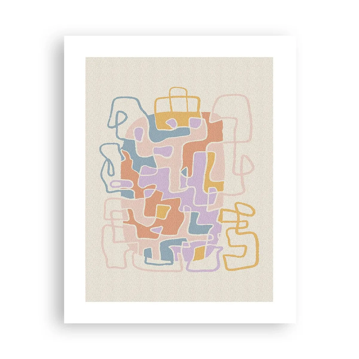 Póster - Laberinto - una alegre aventura - 40x50 cm