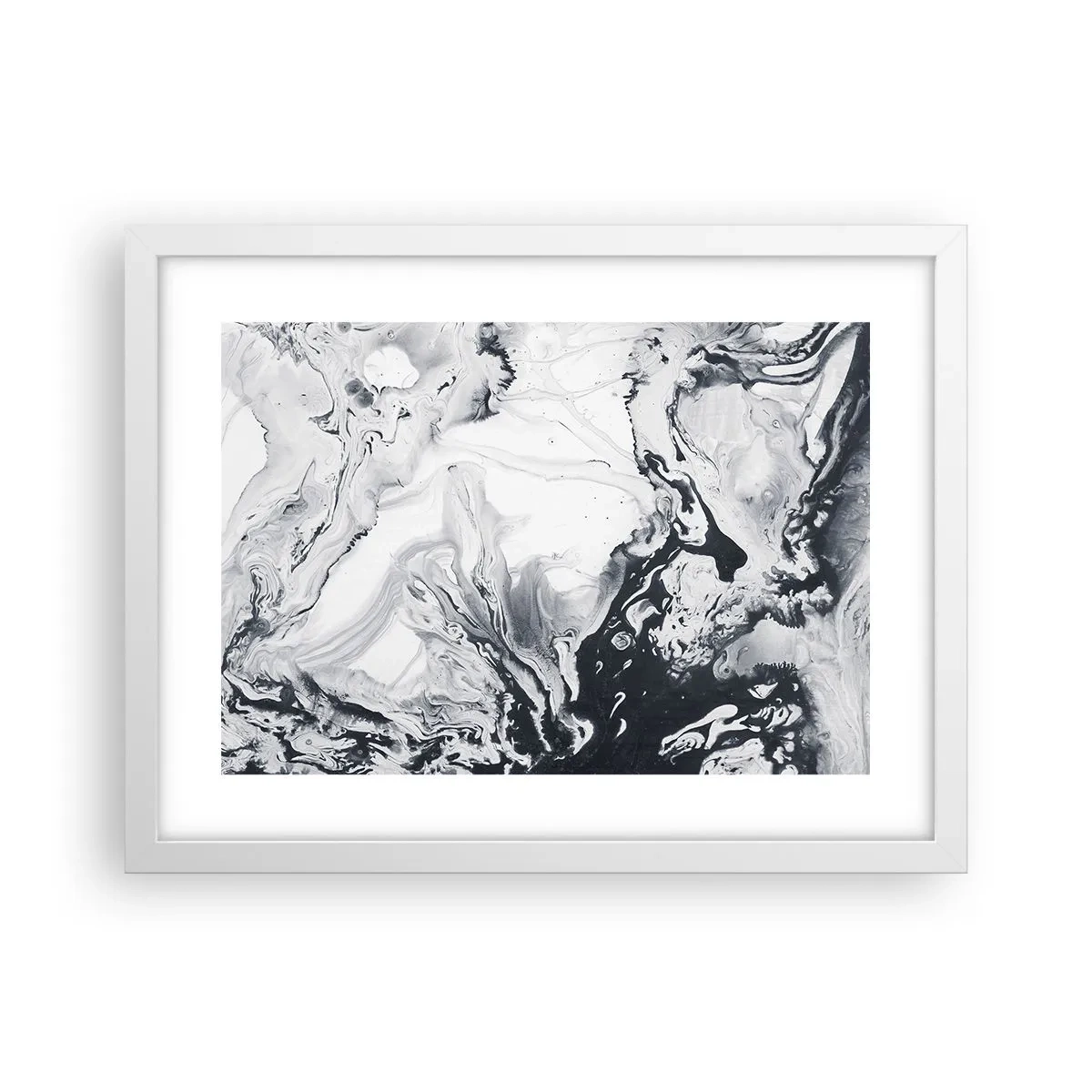 Póster en marco blanco - Dentro de la Tierra - 40x30 cm