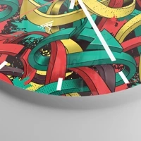 Esfera sin numeración, con rayas