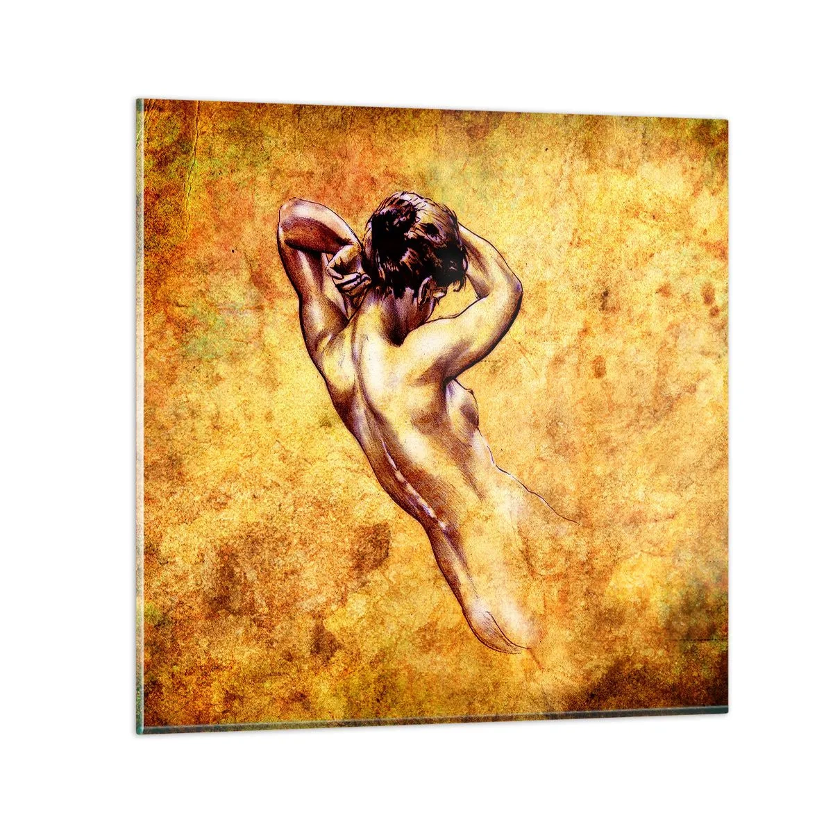 Cuadro sobre vidrio - Impresiones sobre Vidrio - Revelado, pero todavía un misterio - 30x30 cm