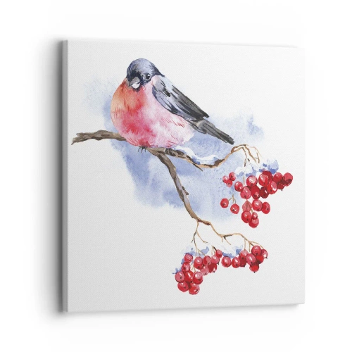 Cuadro sobre lienzo - Impresión de Imagen - Invierno en color - 30x30 cm