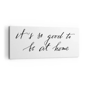 Cuadro sobre lienzo - Impresión de Imagen - Toda la verdad - 100x40 cm