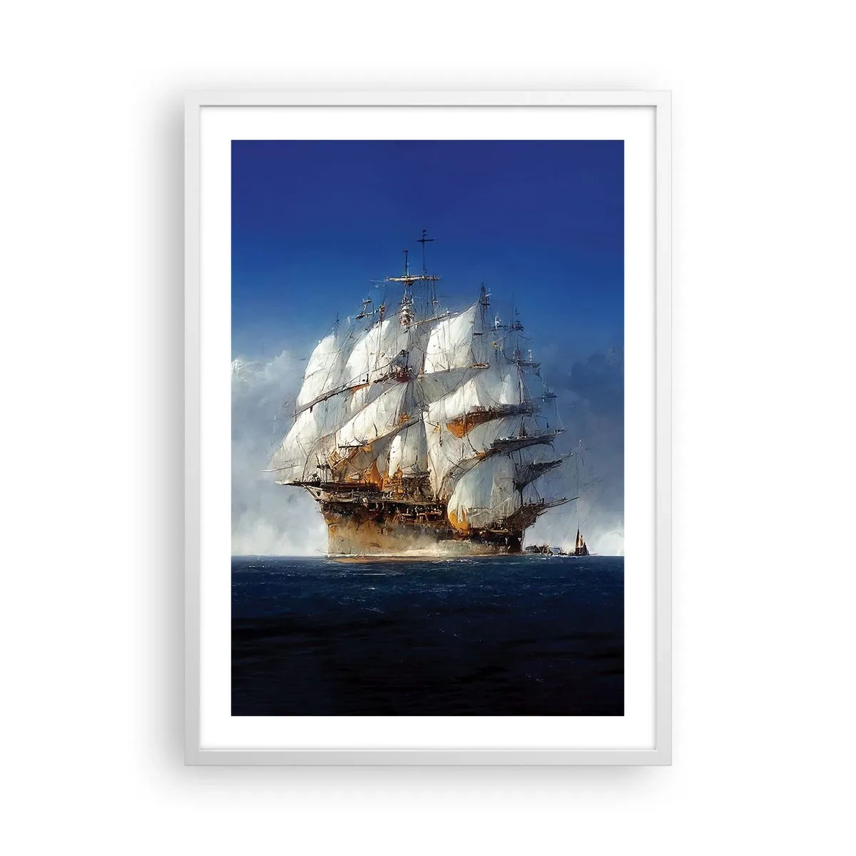 Póster en marco blanco - La gran gloria - 50x70 cm