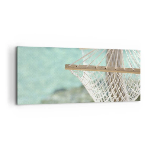Cuadro sobre lienzo - Impresión de Imagen - Momento de relax - 100x40 cm