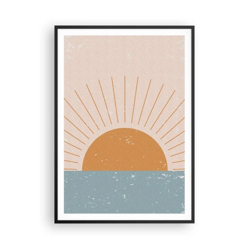 Póster en marco negro - La maravilla de cada día - 70x100 cm