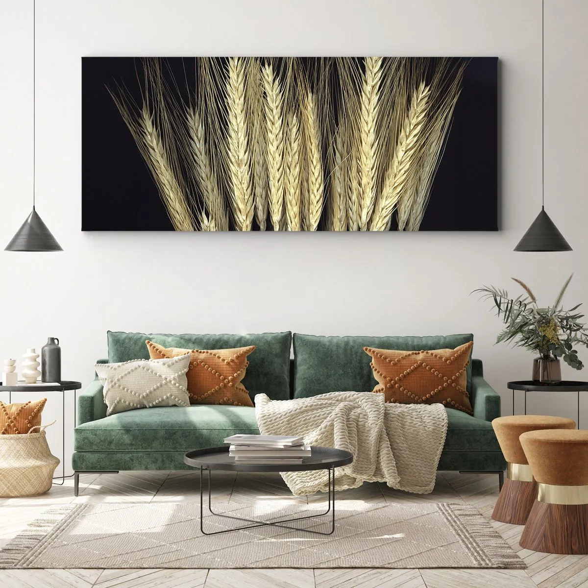 Cuadro sobre lienzo - Impresión de Imagen - Magia rústica - 100x40 cm